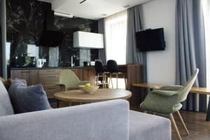 Апарт-отель Amsterdam Lviv Apartments. Люкс 4-местный с террасой 19