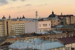 Апарт-отель Amsterdam Lviv Apartments. Люкс 6-местный с террасой 14