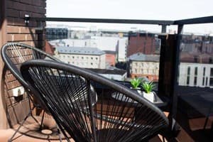 Апарт-отель Amsterdam Lviv Apartments. Стандарт 4-местный с террасой 14