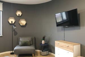 Апарт-отель Apart-hotel Kostjukowski Apartments Nizhynska 17. Улучшенный 4-местный НЖ(2+2) 5