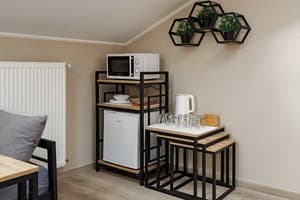 Отель Кайзер во Львове. Семейный 4-местный с мини кухней Мансарда 4