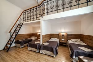 Отель Kryva Lypa (Крива Липа). Стандарт 6-местный двухуровневый с собственной ванной комнатой вне номера 2