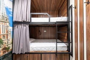 Хостел MISTO capsule hotel. Место в общем двухместном номере  3