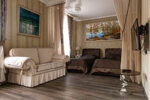 Отель Mandarin clubhouse Kharkiv. Делюкс двухместный De Luxe TWN 1