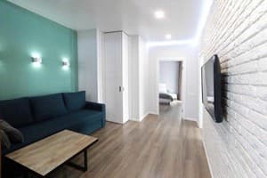 Апарт-отель Old City Center Lviv. Апартаменты 6-местный с 2 спальнями и балконом 4