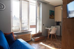 Апарт-отель Old City Center Lviv. Люкс 4-местный с террасой 3