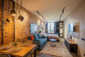 Квартира Slavutich Ecoloft studios. Апартаменты двухместный 194-1 1