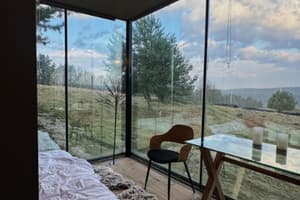 Коттедж Woodland_escape. Коттедж двухместный Wood lodge 5